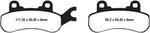 EBC Long-Life Sintered R Brake Pads For Can Am Commander 1000 R EFI 2021-2024 Front Or Rear Left