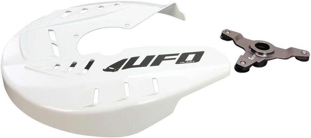 UFO Front Brake Disc Protector For Kawasaki KXF250 2013-2020 - White