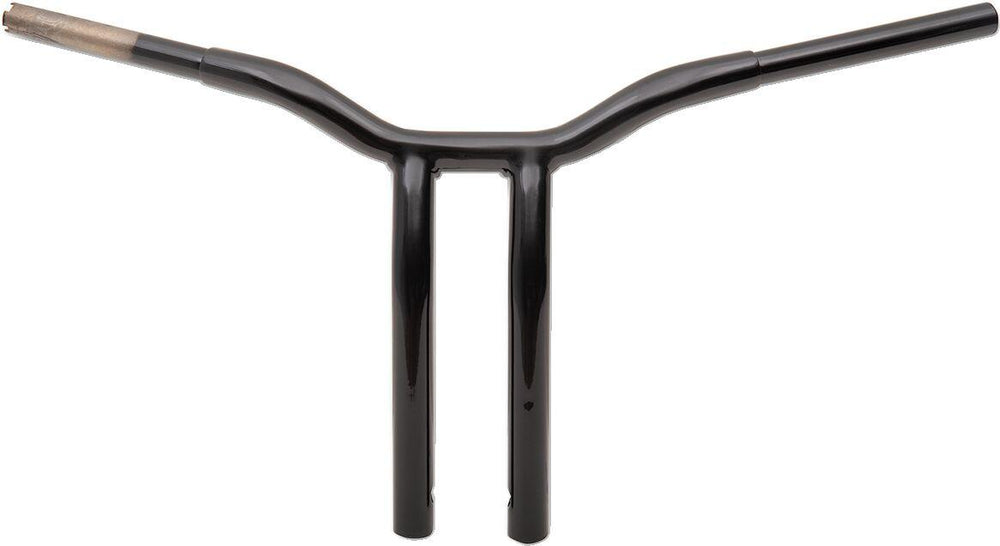 LA Choppers Kage Fighter Welded Bent-Riser Handlebar 35.5 cm (14") - Black
