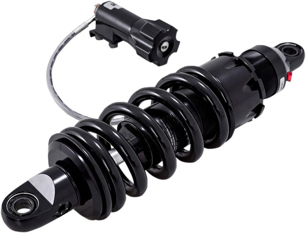 Progressive Suspension 465 Series Shock With Remote Adjustable Preload For Harley Davidson FLDE 1750 ABS 2018-2020 343.00 mm (13.50") - Black