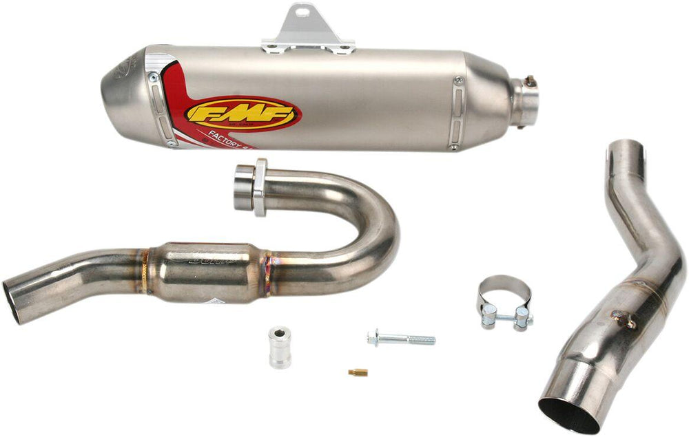 FMF Factory 4.1 Exhaust System For Yamaha YFZ450 2012-2014 - Silver