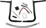 Fat Baggers Inc. 1-1 4" EZ Install Pointed Top Handlebar Kit For Harley Davidson FLHT 1584 2008 35.5 cm (14") - Black