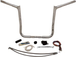 Fat Baggers Inc. 1-1 4" EZ Install Pointed Top Handlebar Kit For Harley Davidson FLHT 1584 2008 40.5 cm (16") - Chrome