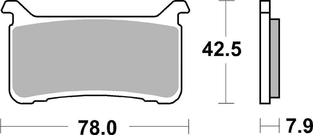 SBS DS Dual Sintered Front Brake Pads For Honda CBR 1000 RR 2017-2019