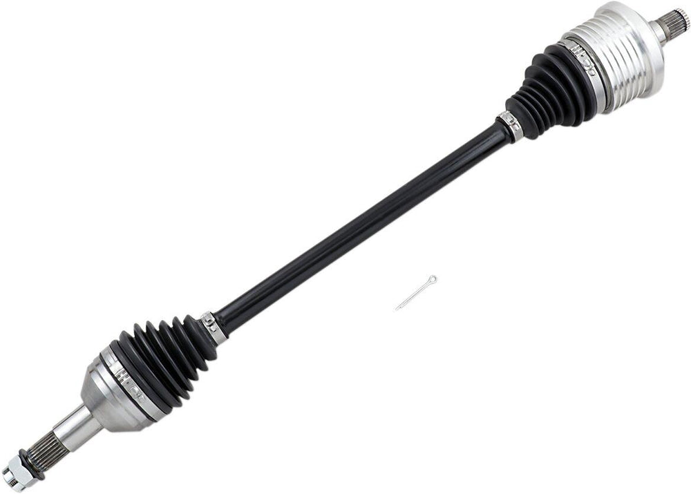 Moose Racing Heavy Duty CV Axle Kit For Can Am Maverick 1000 R EFI 4X4 2013-2015 Fits Rear Left Or Right - Black/Chrome