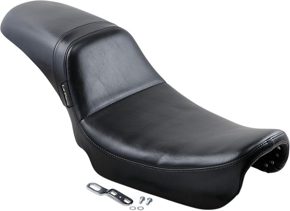 LE Pera Daytona Daddy Long Legs 2 Up Vinyl Seat For Harley Davidson FLD 1690 2012-2013 Plain - Black
