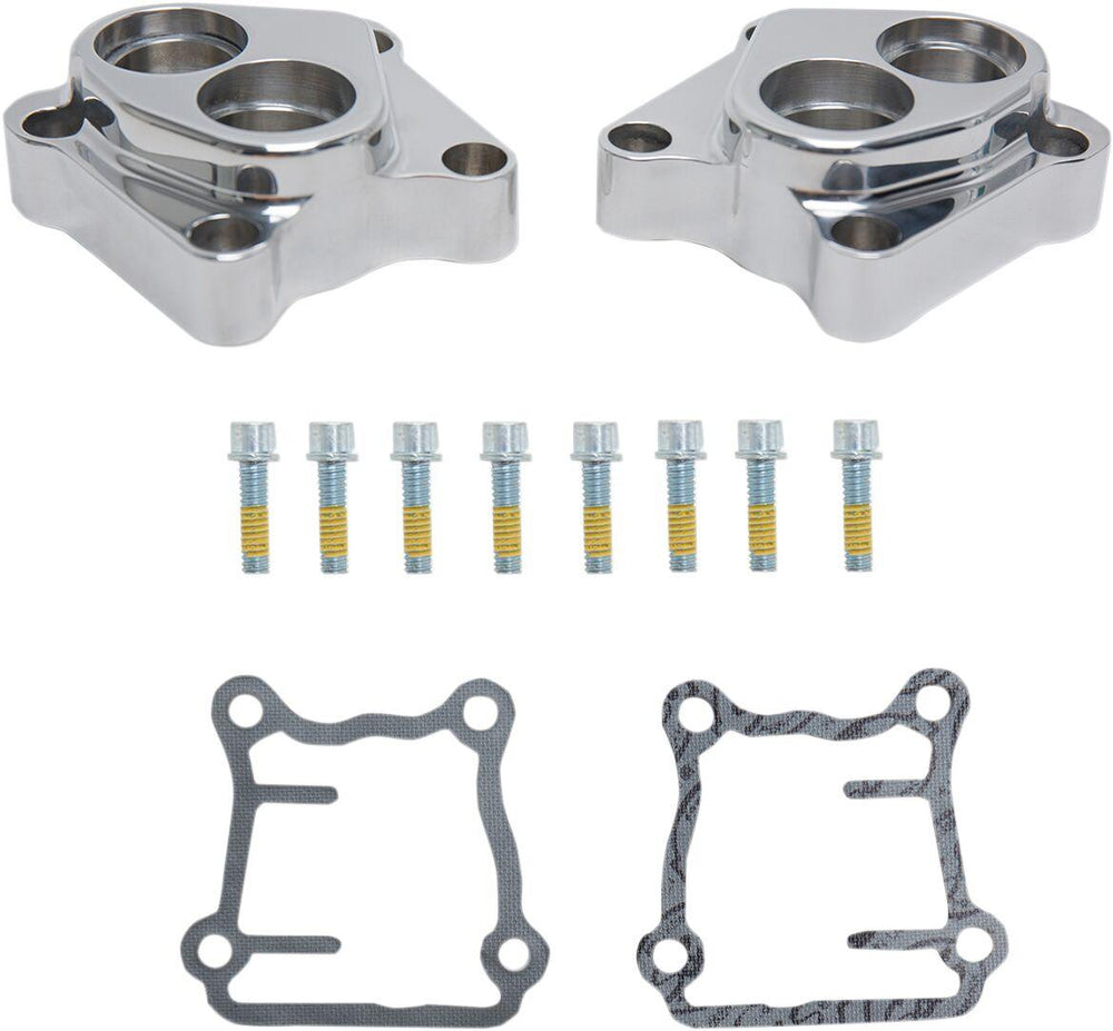S&S Cycle Billet Tappet Covers For Harley Davidson FLD 1690 2012-2013 - Polished