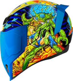 Icon Unisex Airflite Bugoid Blitz Helmet - Blue