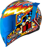 Icon Unisex Airflite Flyboy Helmet - Blue