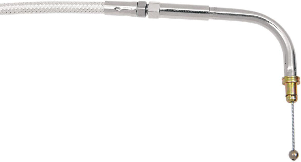 Magnum Shielding Sterling Chromite II Throttle Cable For Harley Davidson FXD 1584 72.5 cm (28-1 2") - Chrome Clear-Coated