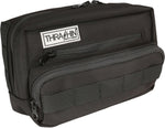 Thrashin Supply Co Handlebar Plus Bag Black - 12.5cm (5") x 22.9cm (9") x 10 cm (4")
