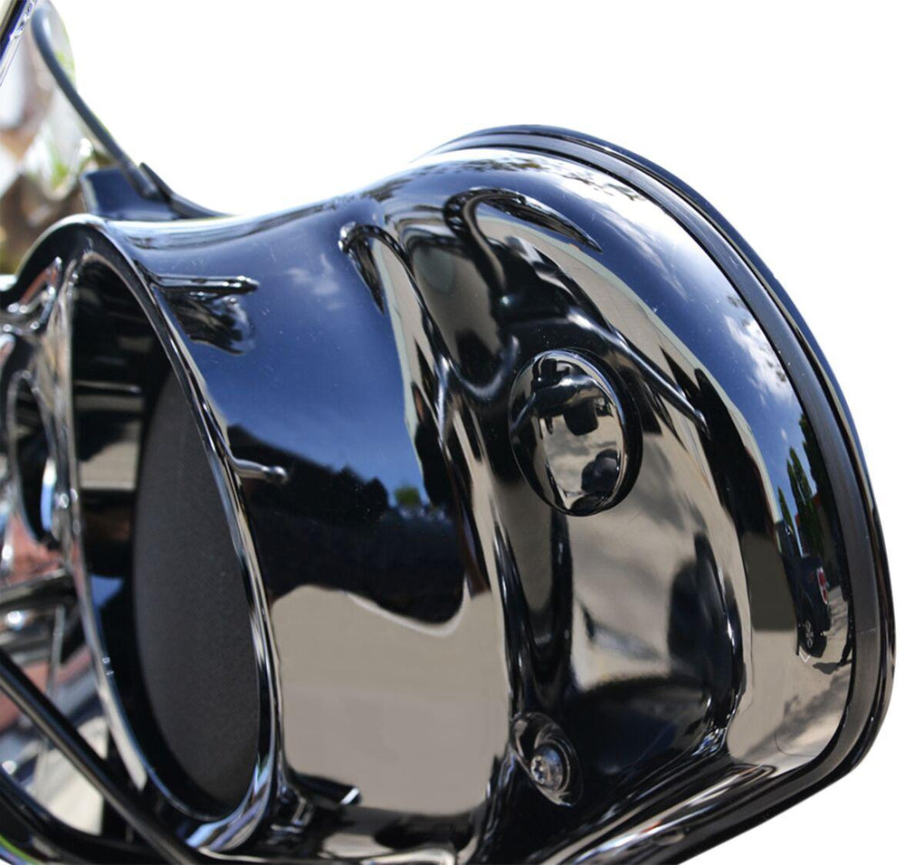 LA Choppers Fairing Mirror Hole Plugs For Harley Davidson FLFBS 1868 ABS 2022 - Black