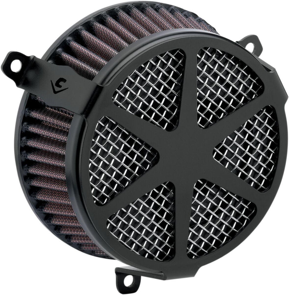 Cobra Air Cleaner Kit For Harley Davidson FLD 1690 2012-2013 Spoke - Black