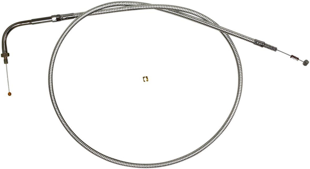 Magnum Shielding Sterling Chromite II Throttle Cable For Harley Davidson FLHR 1340 1994-1995 96 cm (37-3 4") - Chrome Clear-Coated