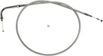 Magnum Shielding Sterling Chromite II Throttle Cable For Harley Davidson FLHR 1340 1994-1995 115.5 cm (45-1 2") - Chrome Clear-Coated