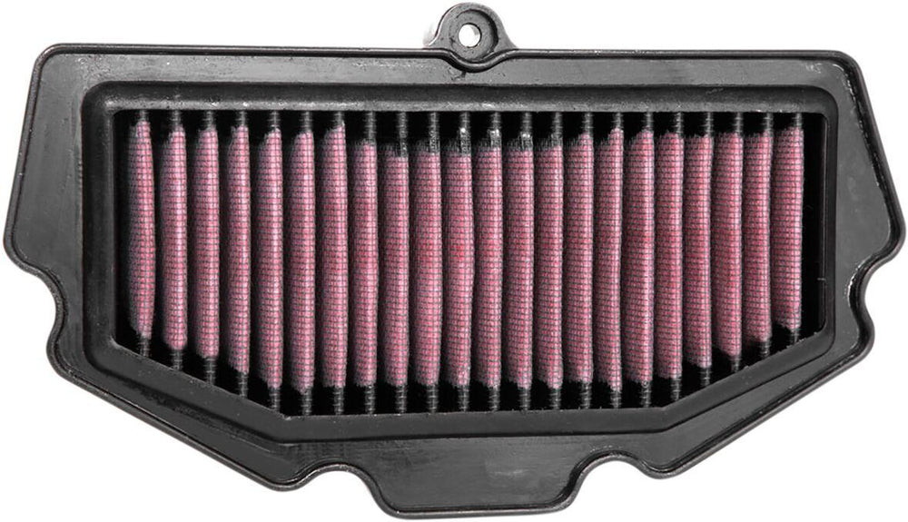K&N High Flow Air Filter For Kawasaki EN 650 2015-2016 - Black Red