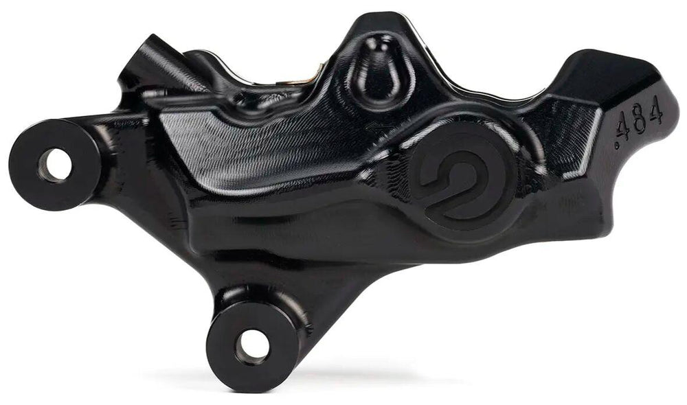 Brembo 484 Logonero Upgrade Brake Caliper For Harley Davidson FLHR 1450 2000-2003 Front Left - Black