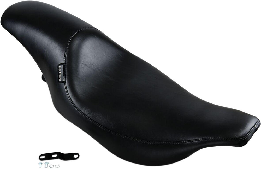 LE Pera Silhouette Full-Length Seat For Harley Davidson FLHT 1450 2002-2006 Smooth - Black