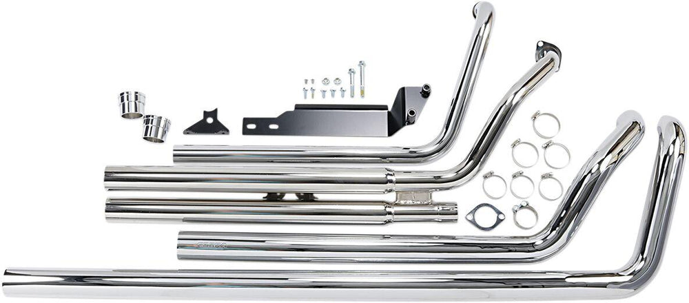 Cobra Speedster Long Exhaust System For Honda VTX1300 C 2004-2009 - Chrome