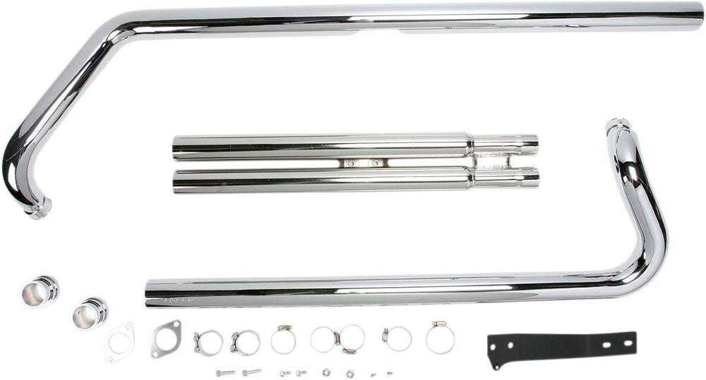 Cobra Speedster Long Exhaust System For Yamaha XV 1600 A 1999-2004 - Chrome