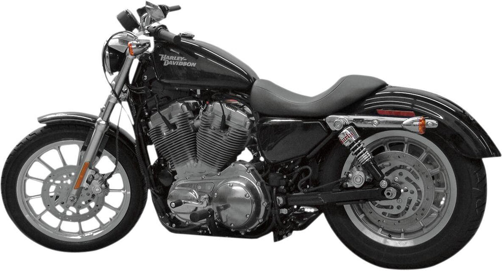 Burly Stiletto Shocks For Harley Davidson XL 1200 C 1996-2003 Rear 381.00 mm (15.00") - Black Red