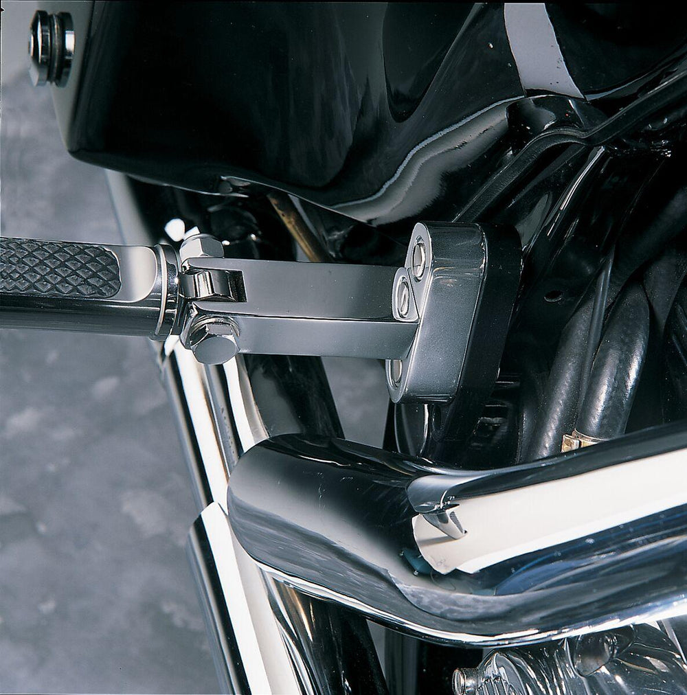 Drag Specialties Passenger Foot Peg Mount Kit For Harley Davidson FLHR 1340 1994-1998 - Chrome