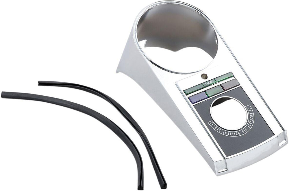 Drag Specialties Dash Speedometer Housing For Harley Davidson FLH 1200 1970-1980 - Chrome