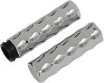 LA Choppers Billet Hex Grips For Harley Davidson FLDE 1750 ABS 2018-2020 - Chrome