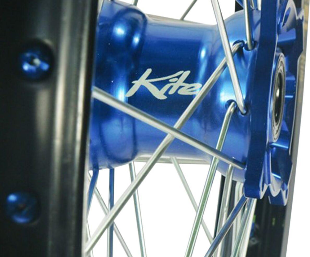 Kite Elite MX 19" Rear Wheel - Yamaha YZF450 2003-2008 - Black/Blue Hub/Silver