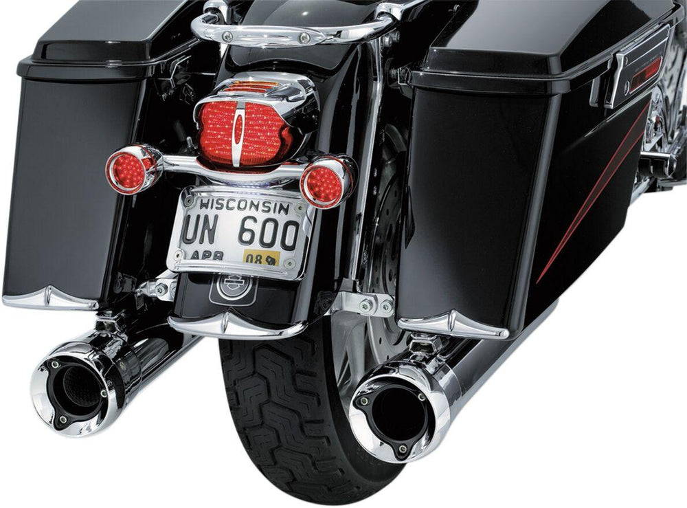 Kuryakyn Fender Tip Accent For Harley Davidson FLHRS 1450 Rear - Chrome