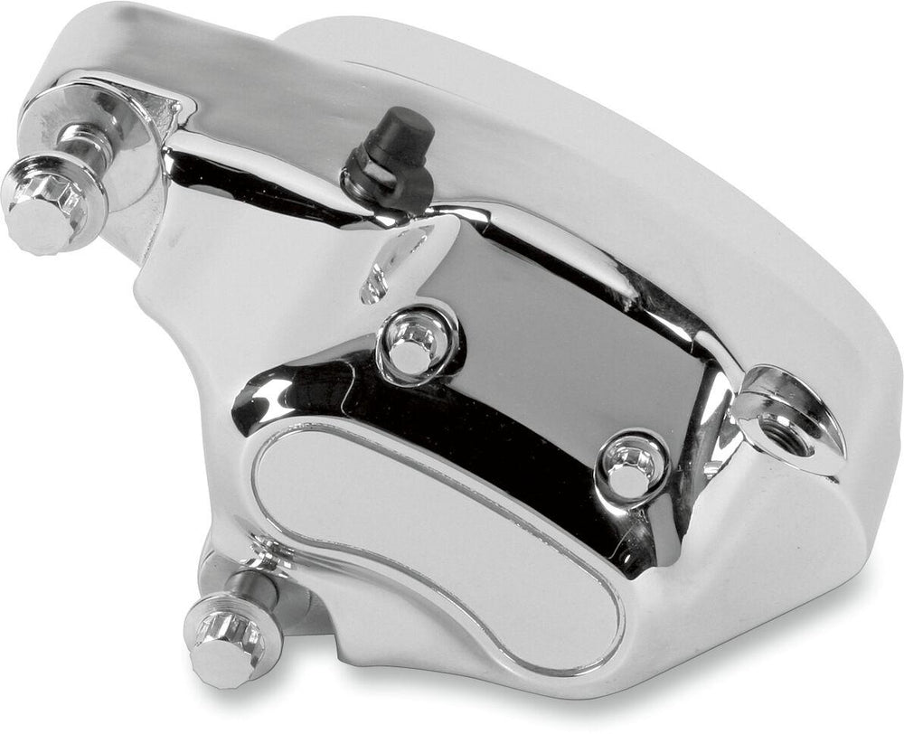Drag Specialties 4 Piston Brake Caliper For Harley Davidson FLST 1340 1987-1990 Front Left - Chrome