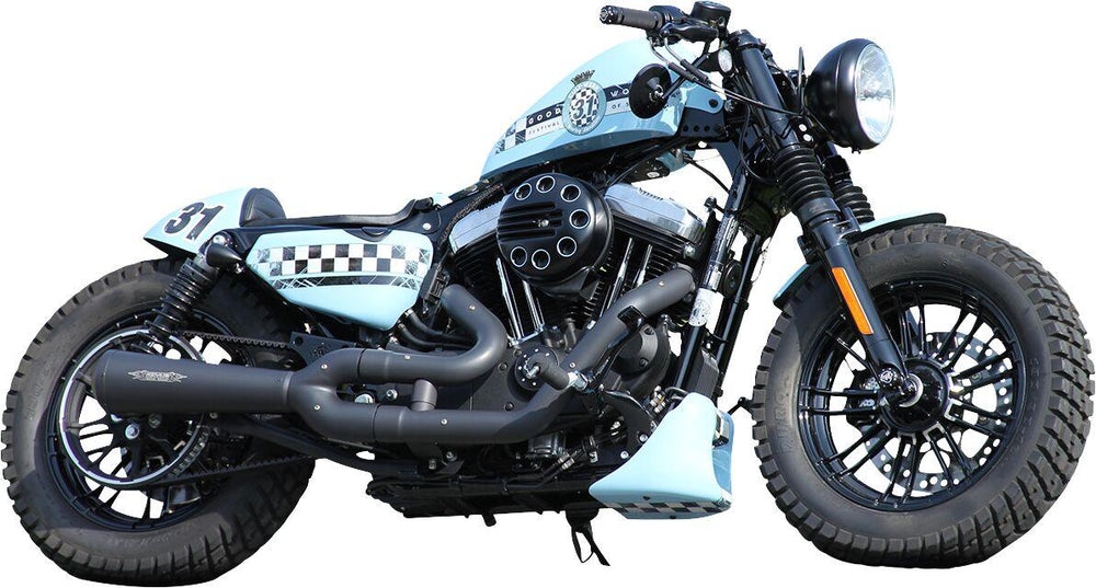 Cult Werk Spoiler Bobber For Harley Davidson XL 1200 C 1996-2020 Front - Black