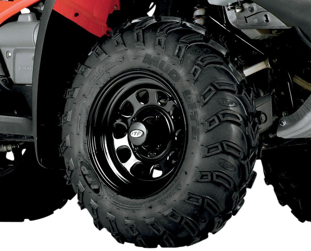 ITP Delta Steel Wheel For Segway Snarler 500 4x4 AT5 L 2024-2025 12x7" - Black
