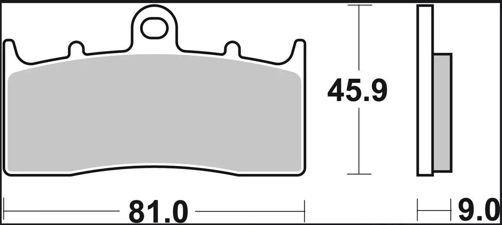 Brembo LA Prime Sintered Brake Pads For BMW K 1200 LT ABS 2001-2008 Front