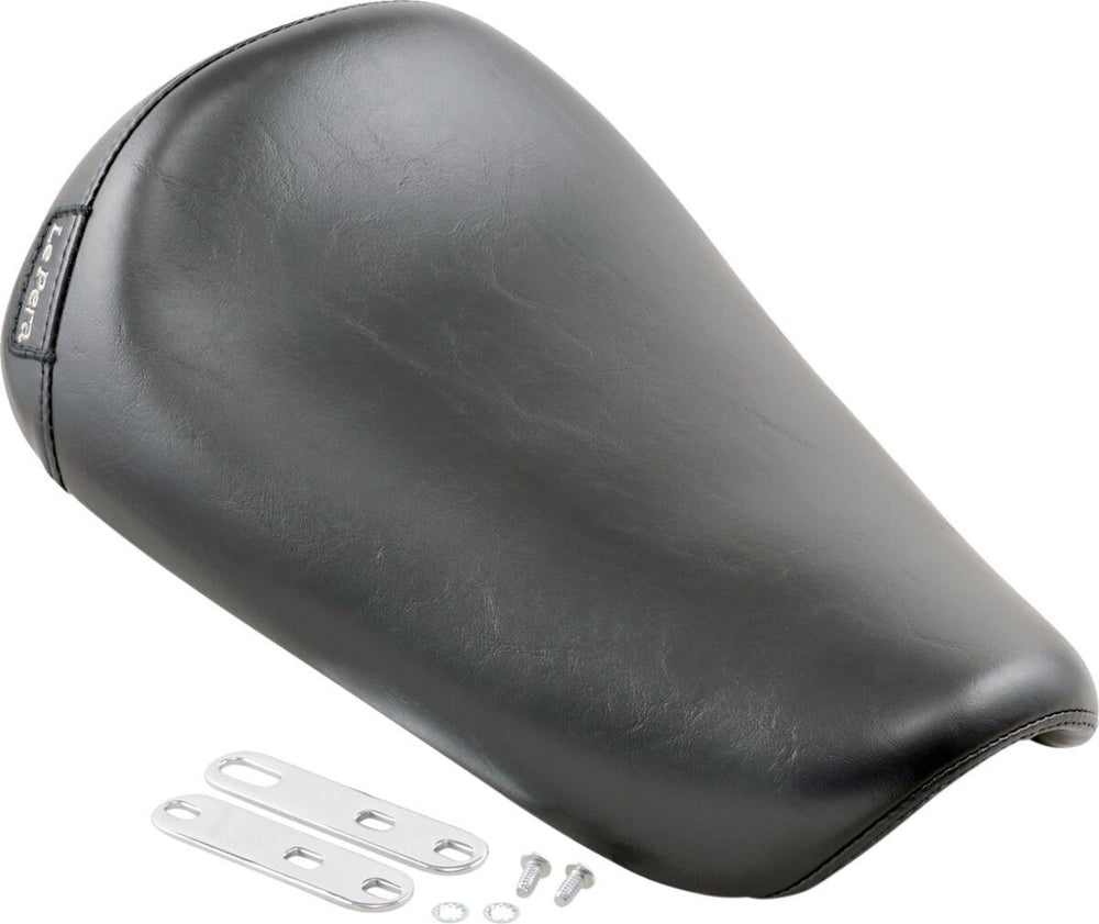 LE Pera Bare Bones Solo Gel Seat For Harley Davidson XL1200C 1996-2003 Smooth - Black