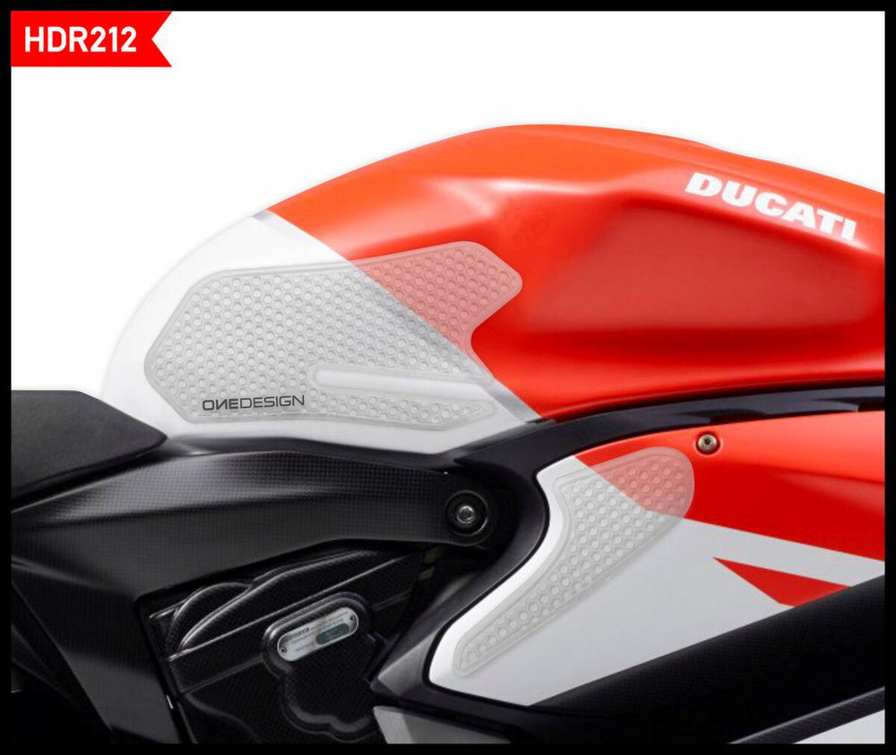 Onedesign Tank Grip Kit For Ducati Panigale 1199 2012-2013 - Clear