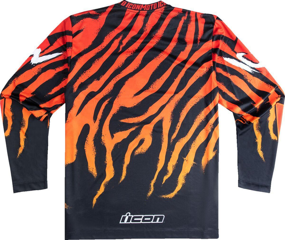 Icon Rad Dawn Jersey - Black Orange