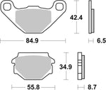 SBS HF Street Ceramic Organic Rear Brake Pads For Kymco Agility City 125 2011-2017