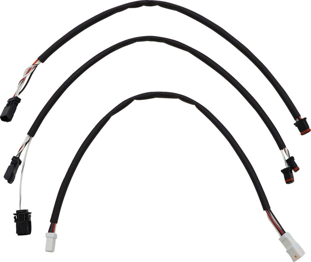 Magnum Shielding Sterling Chromite II Designer Handlebar Cable Install Kit For Harley Davidson FLHR 1750 2021-2022 45.5 - 51cm (18" - 20") - Chrome Clear-Coated