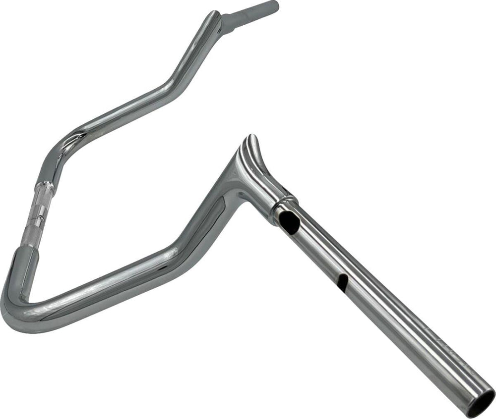 Fat Baggers Inc. 1-1 4" EZ Install Pointed Top Handlebar For Harley Davidson FLHX 1923 2024-2025 28 cm (11") - Chrome