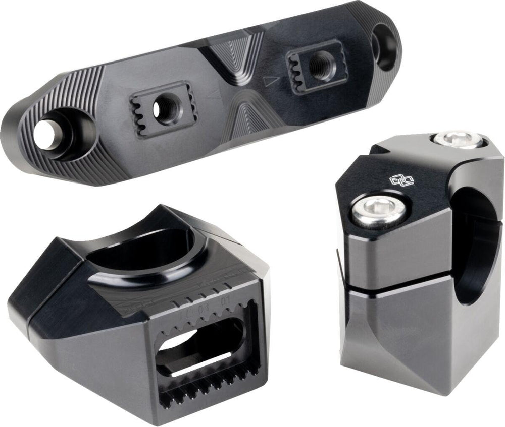 Gilles 2D.GT Risers For Ducati Streetfighter V2 890 ABS 2025-2026 - Black