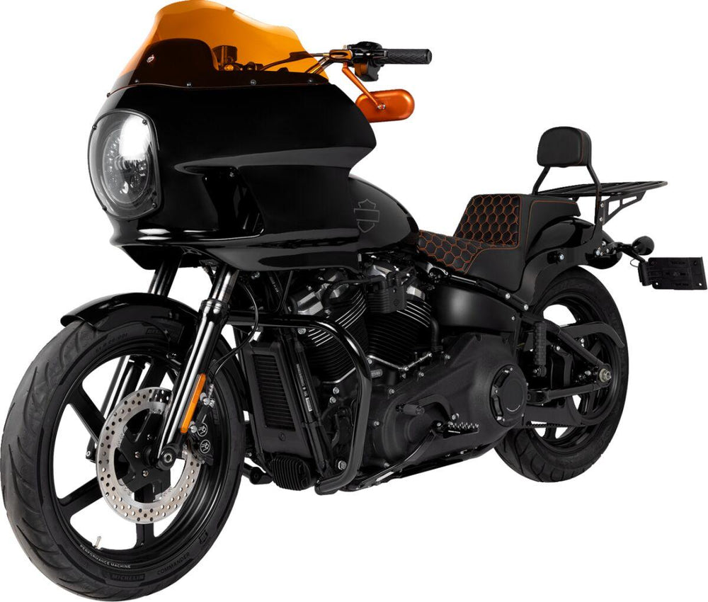 Klock Werks FXRP-Style Fairing Kit For Harley Davidson FXBB 1750 2018-2020 - Black/Powder-Primed/White