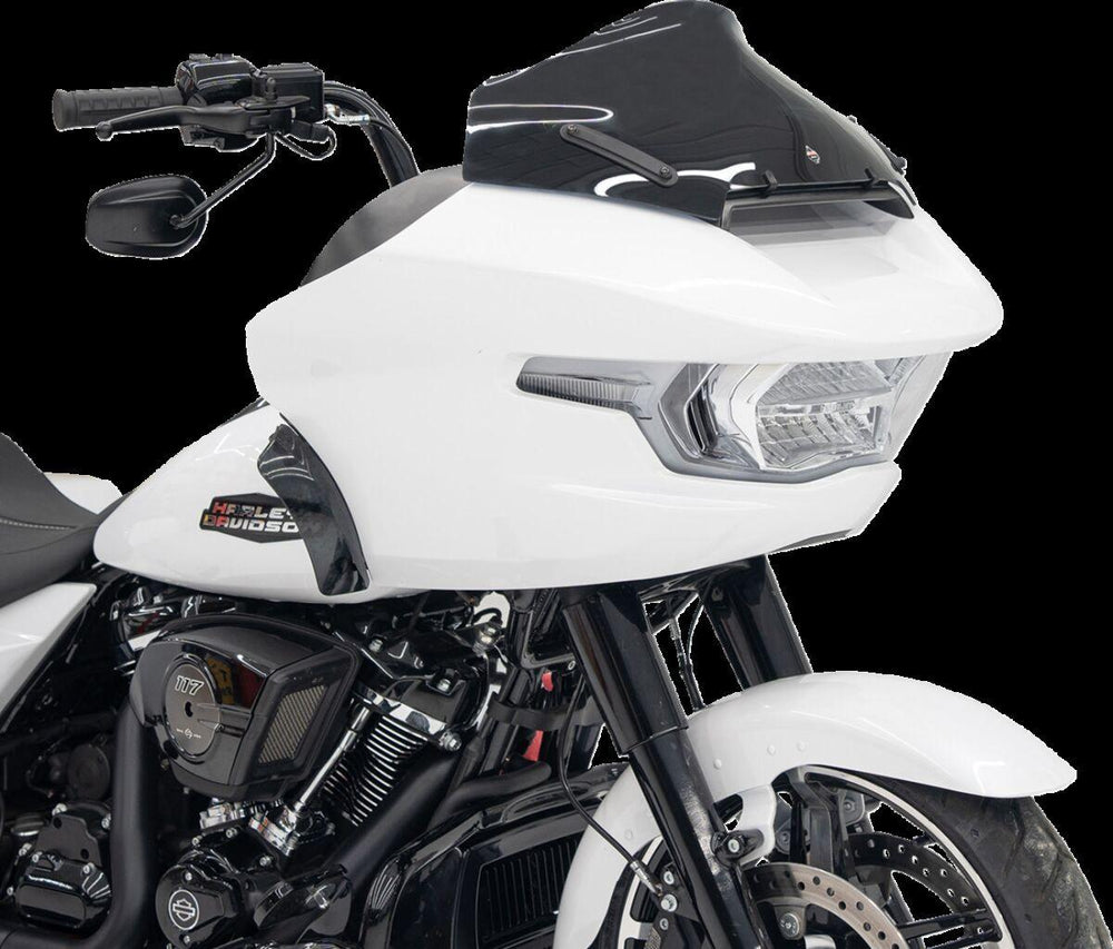 Klock Werks Sport Flare Windshield For Harley Davidson FLTRT 1923 ABS 2026 25.5 cm (10") - Black