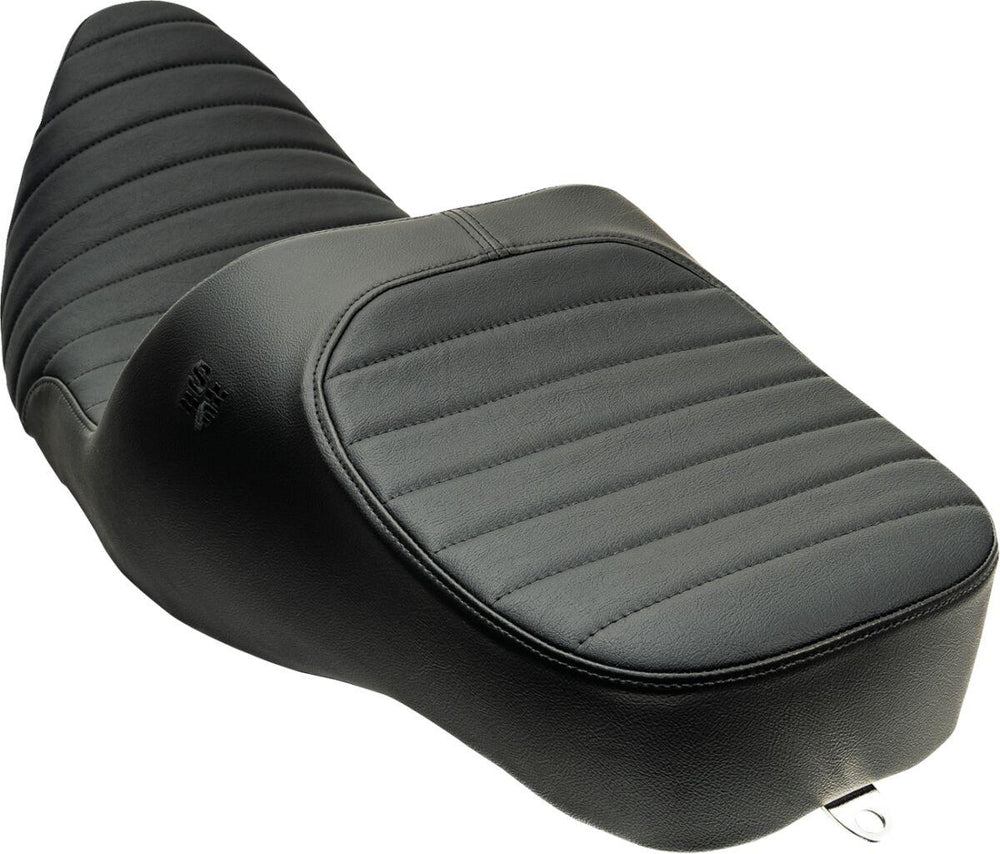 Slyfox Chariot Seat For Harley Davidson FLHRXS 1868 ABS 2024-2025 Classic Stitch Black Logo - Black