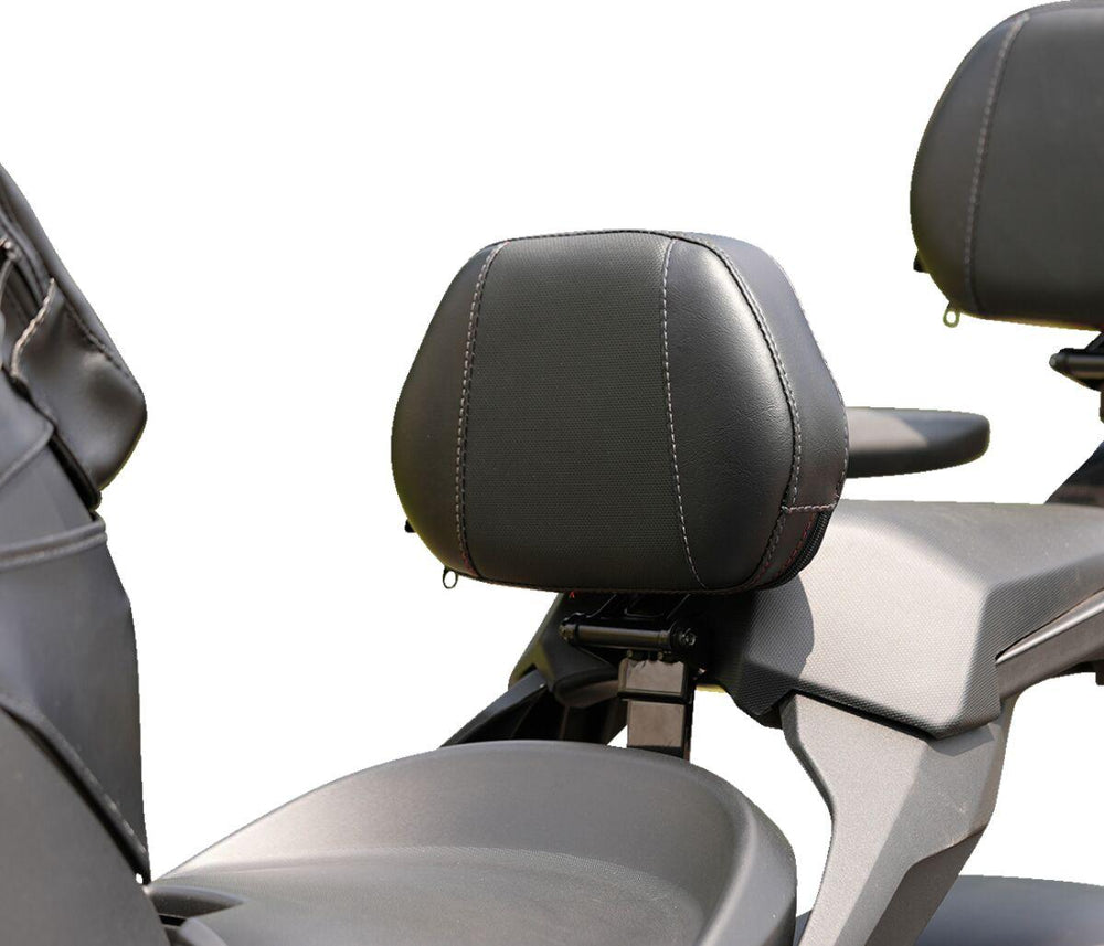 Show Chrome Ballistic Driver Backrest For Can Am Ryker 600 ACE 2019-2024 - Black