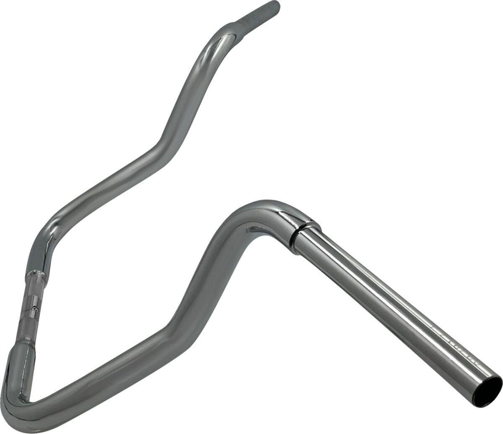 Fat Baggers Inc. 1-1/4" EZ Install Round Top Handlebar For Harley Davidson FLH 1868 2021 33 cm (13") - Chrome