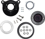 S&S Cycle Air Stinger Stealth Air Cleaner Kit For Harley Davidson FLD 1690 2012-2016 - Black/Chrome