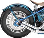 Drag Specialties Polished Stainless Steel Drilled Brake Disc For Harley Davidson FLD 1690 2012-2013 Rear - Silver