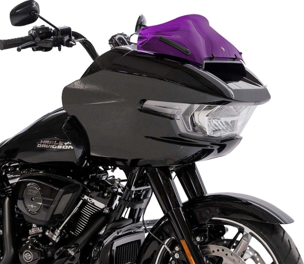 Klock Werks Kolor Flare Sport Windshield For Harley Davidson FLTRX 1923 2024-2025 20.5 cm (8") - Purple
