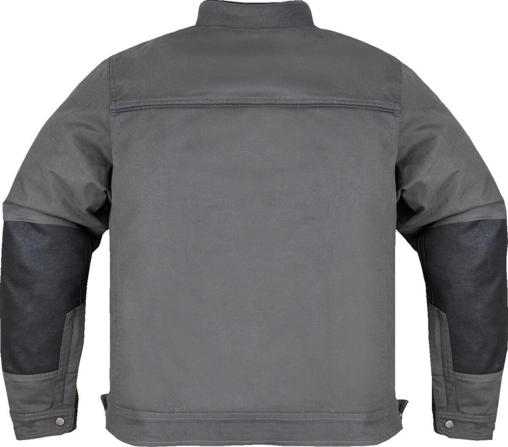 Icon Unisex Mototanker Jacket - Grey